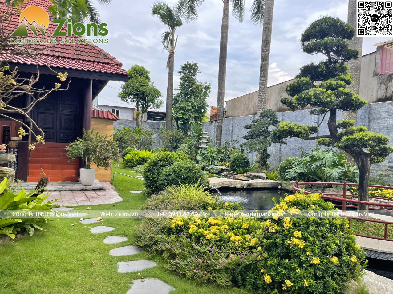 Thi công cảnh quan nhà thờ họ tại Củ Chi